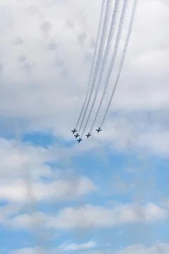 Japanese Self Defence Air show Stock Photos