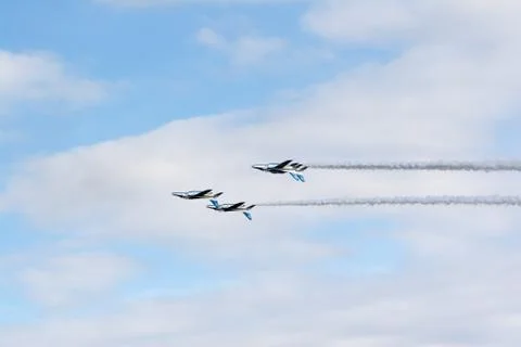 Japanese Self Defence Air show Stock Photos
