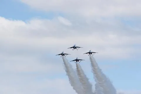 Japanese Self Defence Air show Stock Photos