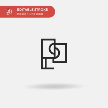 Japanese Simple vector icon. Illustration symbol design template for web mobi Stock Illustration