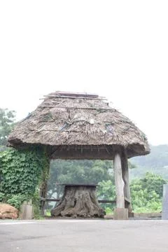 Japanese small arbor Stock Photos