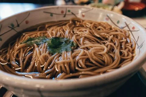 Japanese soba Stock Photos