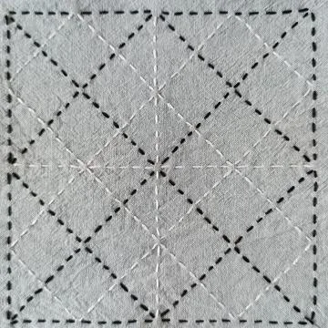 Japanese Stitching Pattern Texture.  Stock Photos