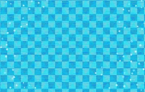 Japanese style background with a checkered pattern and scales Stock Illustration