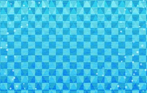 Japanese style background with a checkered pattern and scales Illustrazione stock