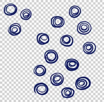 Japanese style doodle pattern decoration element drawing blue and gold color  Stock Illustration