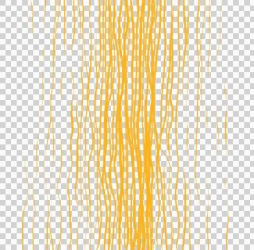 Japanese style doodle pattern decoration element drawing blue and gold color  イラスト素材