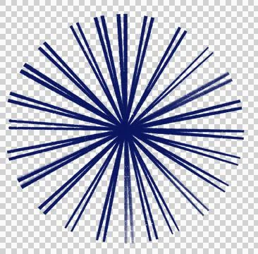Japanese style doodle pattern decoration element drawing blue and gold color  Stock Illustration