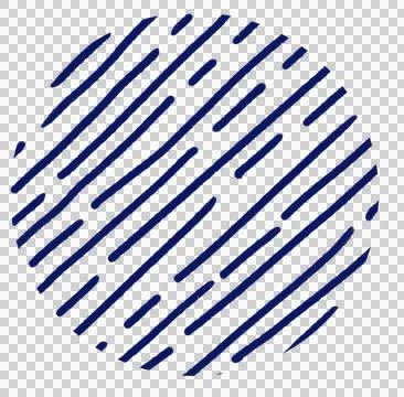 Japanese style doodle pattern decoration element drawing blue and gold color  Stock Illustration