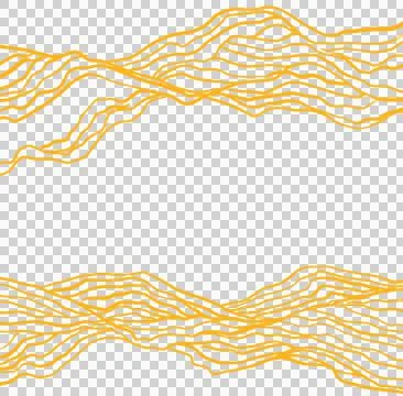 Japanese style doodle pattern decoration element drawing blue and gold color  Illustrazione stock