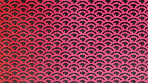 Japanese style pattern shape geometry texture loop animation Stock Footage 150797614