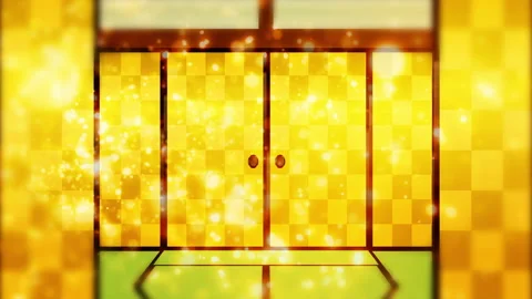 Japanese style slide door loop animation Video stock 150136719