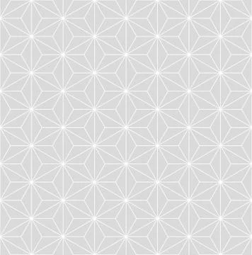Japanese subtle gray seamless vector pattern Illustrazione stock