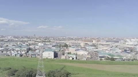 The Japanese suburb Video stock 96009412