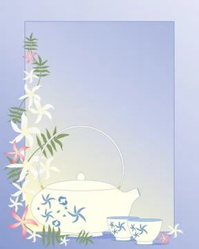 Japanese tea Stock Illustration