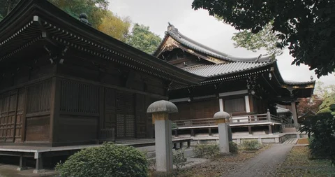 Japanese Temple Stock Footage 107456719