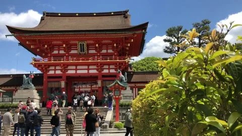 Japanese Temple Stock Footage 136977808
