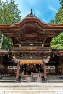 Japanese Temple structure Stock Photos