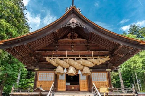 Japanese Temple structure Stock Photos