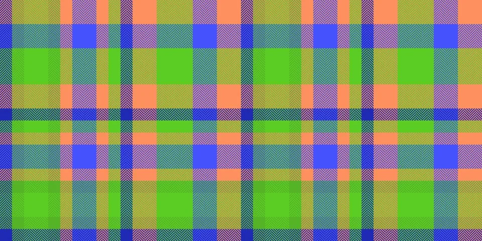 Japanese textile background pattern, funky tartan check texture. Trend fabr.. Illustrazione stock