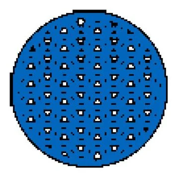 Japanese traditional circles pattern creating geometric texture イラスト素材