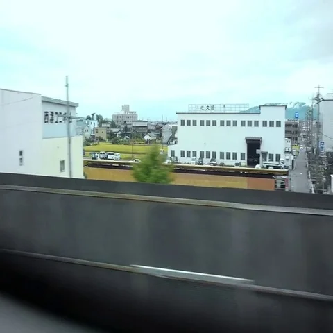 On the Japanese train Video stock 69555850
