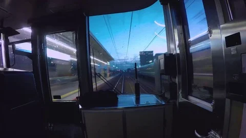 Japanese Train Time Lapse Vídeo Stock 81993205