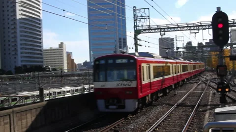 Japanese Trains Stock Footage 52626872