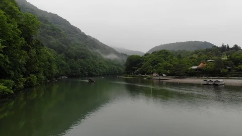 Japanese Valley River Stock Footage