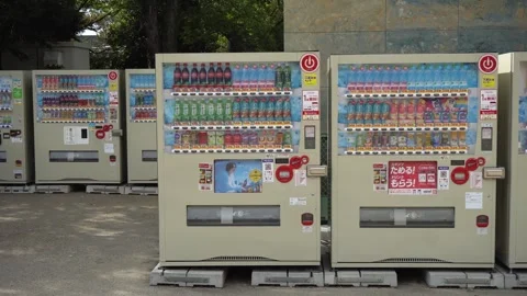 Japanese Vending Machines Video stock 264339341