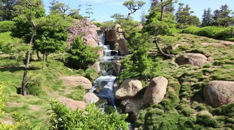 Japanese Waterfall Stock Footage 22981475