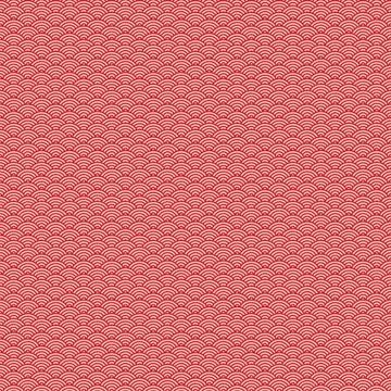 Japanese wave seamless pattern Stock Illustration