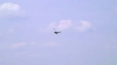 Japanese ZERO attack right to left Video stock 42156765