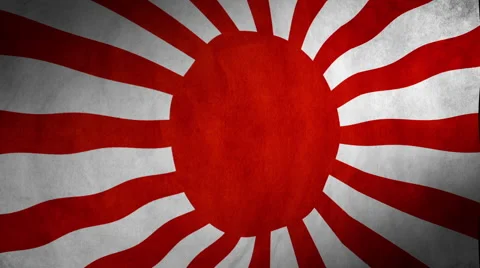 Japanesse Flag Stock Footage 40413828