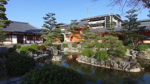 Japanischer Garten Video stock 114079105