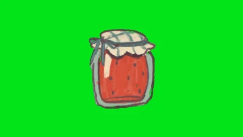 Jar animation on green screen 動画素材 329398771