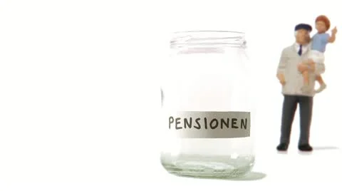 A jar being filled with coins Stock Footage 11285509