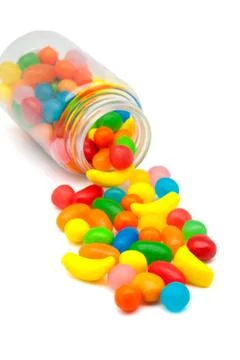 Jar of candy Stock Photos
