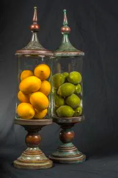 Jar of citrus 2 Stock Photos