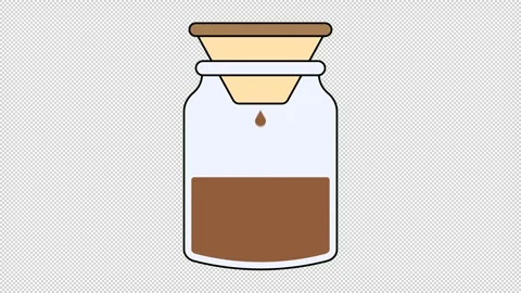 Jar coffee brew 스톡 동영상 321439047