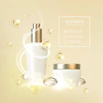 Jar of cream Stock Illustration