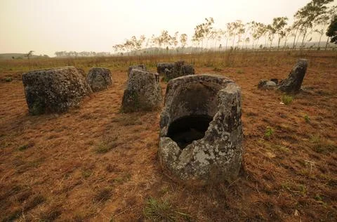 Jar fields 10 스톡 사진