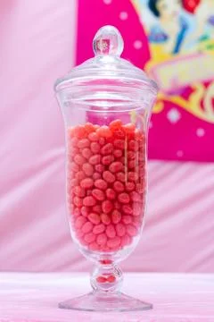 Jar full of Candy Foto stock