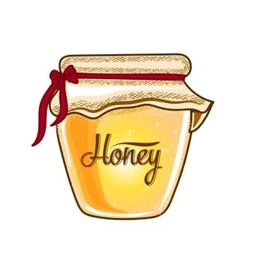 Jar of Honey Stock Illustration