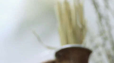 Jar With the Image of the Ancient Cross Stock Footage 60997463