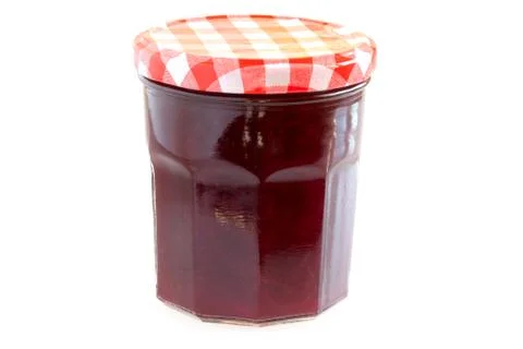 Jar with jam Stock Photos