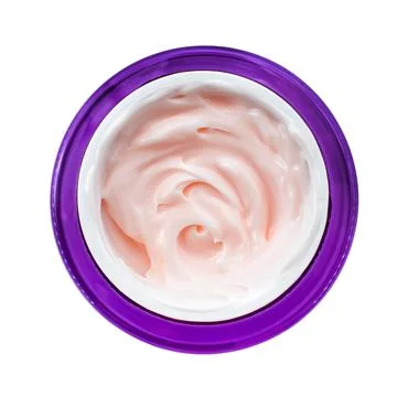 A jar or container with face and hand cream. Skin care. cosmetic cream Stock-Fotos