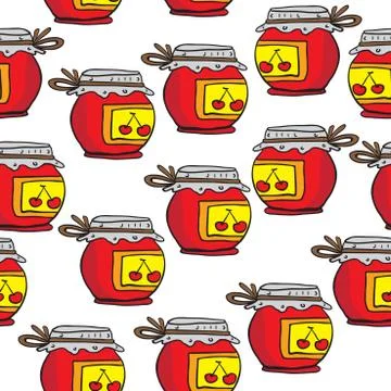 Jar pattern Stock Illustration