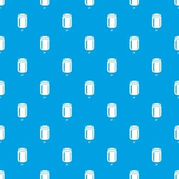 Jar pattern seamless blue 스톡 일러스트