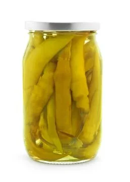 Jar peppers Stock Photos